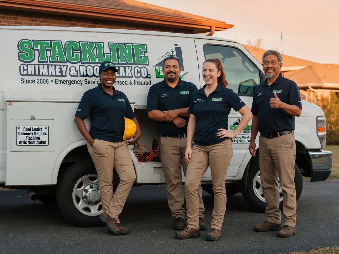 Chimney flashing repair company in Lopez, PA